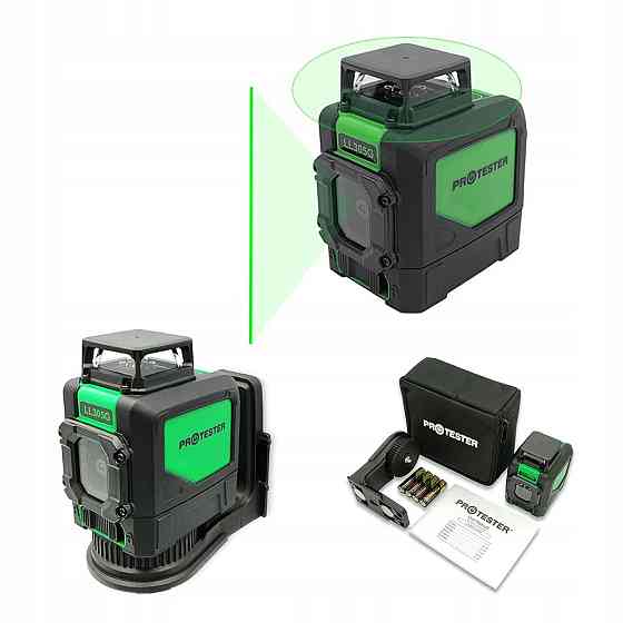 Лазерный уровень, H360°/1V, (зеленый луч) PROTESTER LL305G Харків