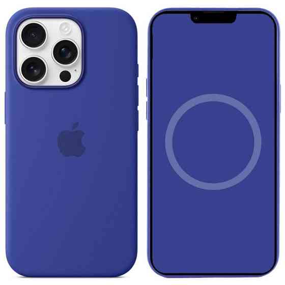 Чехол Silicone case (AAA) with Magsafe and Animation для Apple iPhone 16 Pro Max (6.9") Херсон