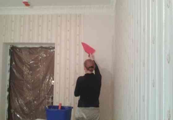 Шпаклевка Поклейка обоев Покраска Киев