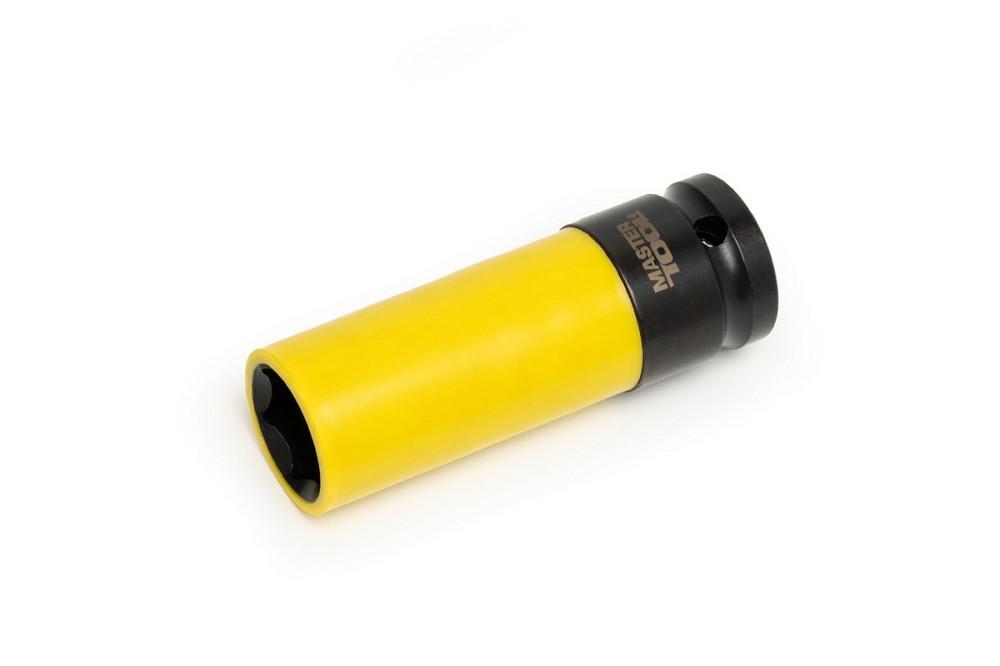 Головка торцевая MASTERTOOL ½" 19 мм L 86 мм CrMo с пластиковой защитой для алюминиевых дисков 78-15 Харків - зображення 1