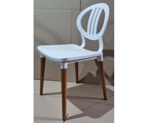 Стілець Турин пластиковий білий Днепр - изображение 5