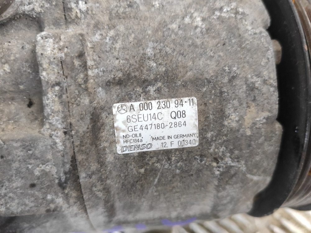 Компрессор кондиционера Mercedes A170 1.7 cdi 1998-2004 Ковель - зображення 3