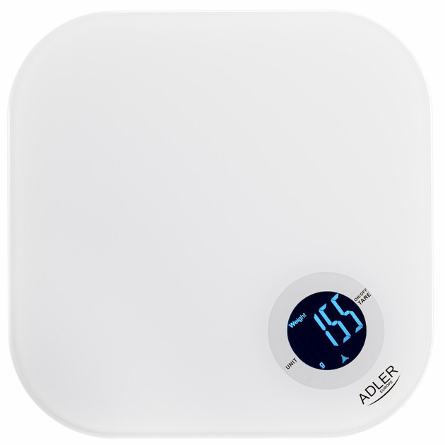 Весы кухонные Adler AD 3180 LCD 10 кг белые Київ - зображення 10
