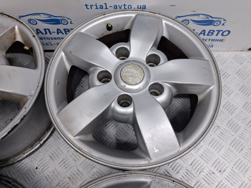 Диски титан комплект R16 Kia Sorento BL 2.5 DIESEL D4CB 2002 (б/у) Київ - зображення 3