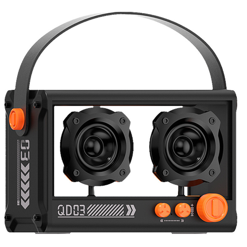 Bluetooth колонка QD03 Transparent с микрофоном Херсон - изображение 2