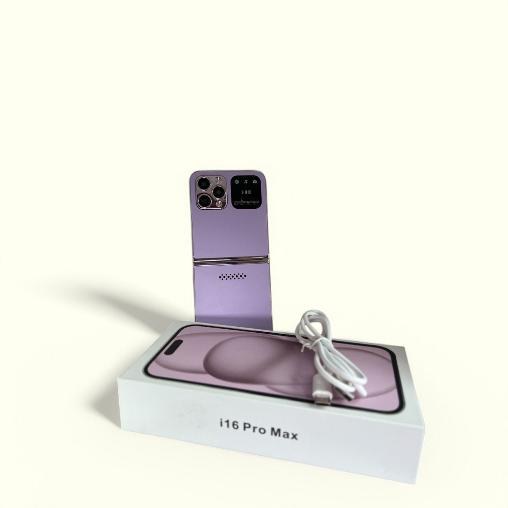 Кнопочный мобильный телефон раскладушка AIEK I16 Max на 4 сим карты Phiolet Киев - изображение 3