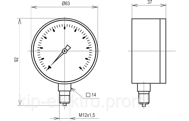 Тягонапоромер МТ-2Г (МТ 2Г, МТ2Г, МТ2-Г) Київ - зображення 2