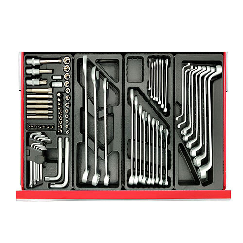 Тележка для мастерской с инструментом 7 секций, 243 ед. TORIN NTBR4007-X-1 Харків - зображення 5