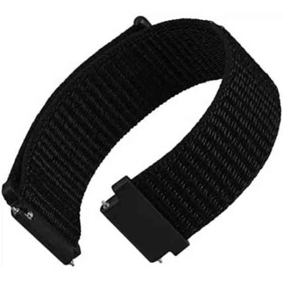 DM Ремінець Nylon Loop 20 mm Універсальний Black Харьков