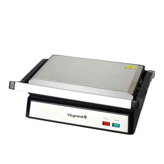 Гриль контактный Vilgrand VSG 1611 1600 Вт серебристый Київ