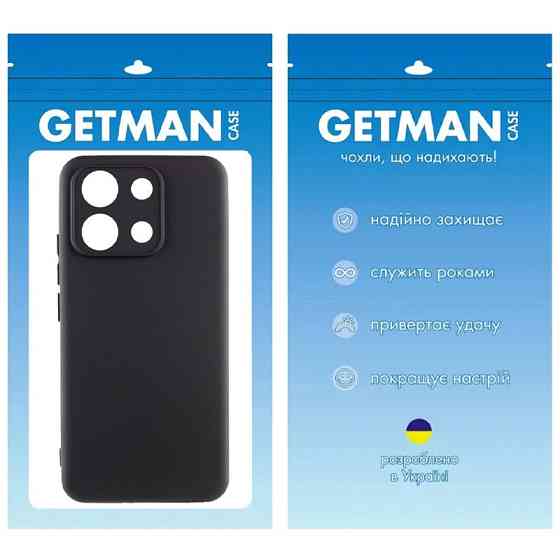 Чехол TPU GETMAN Liquid Silk Full Camera для Xiaomi Redmi Note 13 4G Херсон