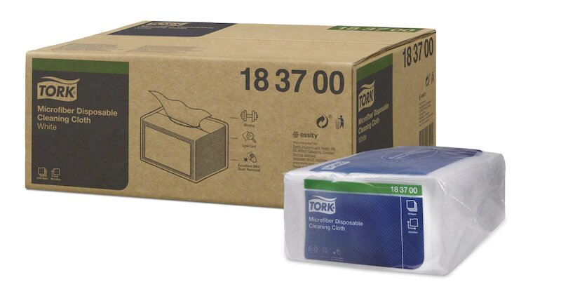 Одноразовая салфетка из микрофибры Tork 183700 Киев - изображение 1