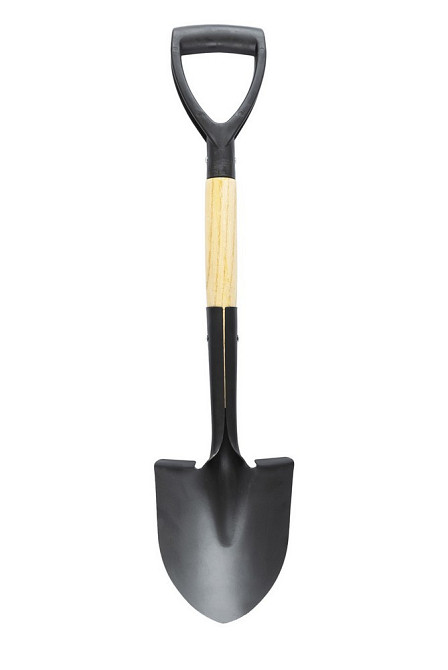 Лопата саперная MASTERTOOL 150х205х670 мм с деревянной ручкой 14-6276 Харків - зображення 2