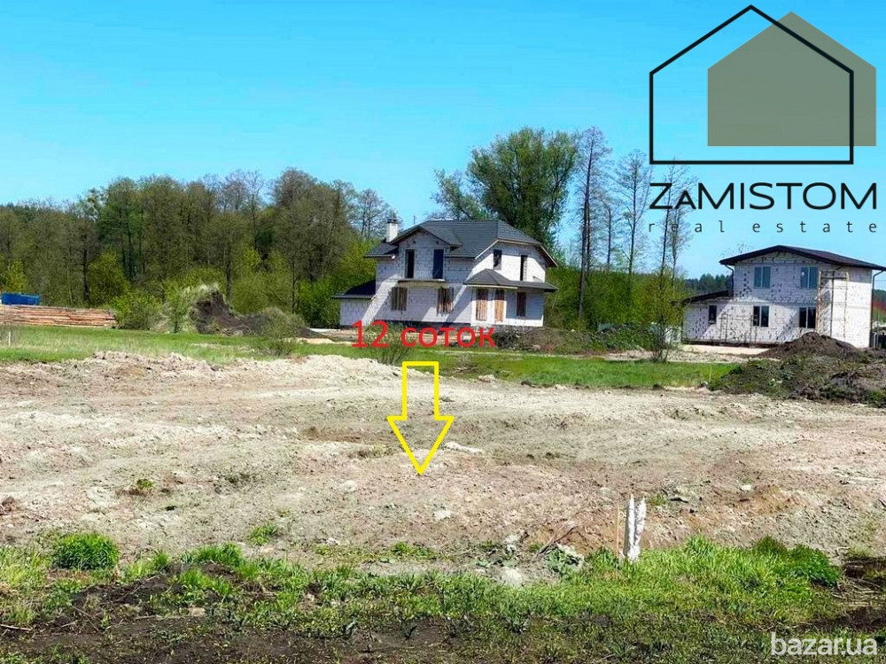 Продам ділянку 12 соток в селі Гнідин на вулиці Бортницька. Земельна ділянка підготовлена для будівн Борисполь - изображение 1