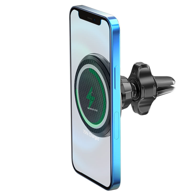 Автодержатель с БЗУ Borofone BH45 магнитный (PD 15W) Херсон - зображення 11