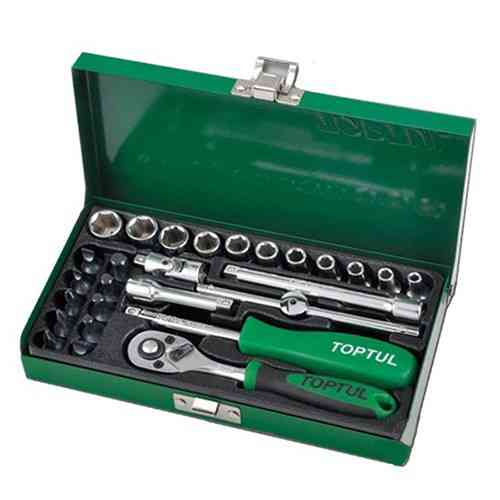Автомобильный набор инструментов TOPTUL 1/4" 27ед. GCAD2701 Харків