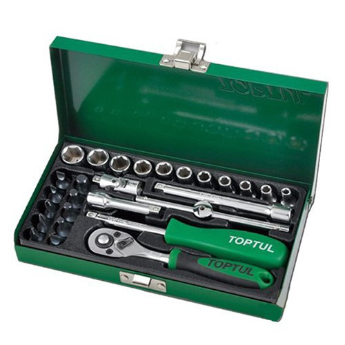Автомобильный набор инструментов TOPTUL 1/4" 27ед. GCAD2701 Харків - зображення 1
