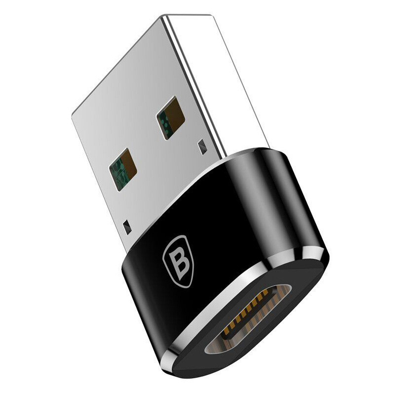 Переходник Baseus USB Male To Type-C Female Adapter Converter 3A (CAAOTG-01) Херсон - зображення 4