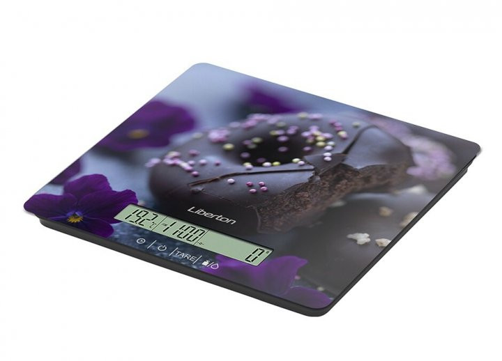 Ваги кухонні Liberton LKS-0706 10 кг фіолетові Киев - изображение 1