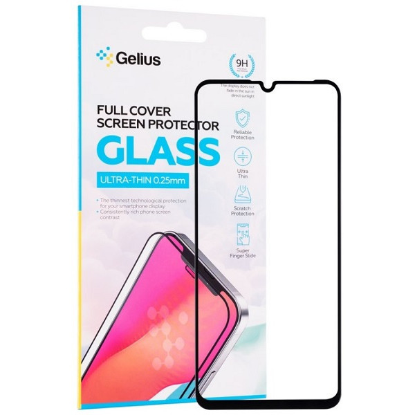 Захисне скло Gelius Full Cover Ultra-Thin 0.25mm для Samsung A06 A065 Black Харків - зображення 1
