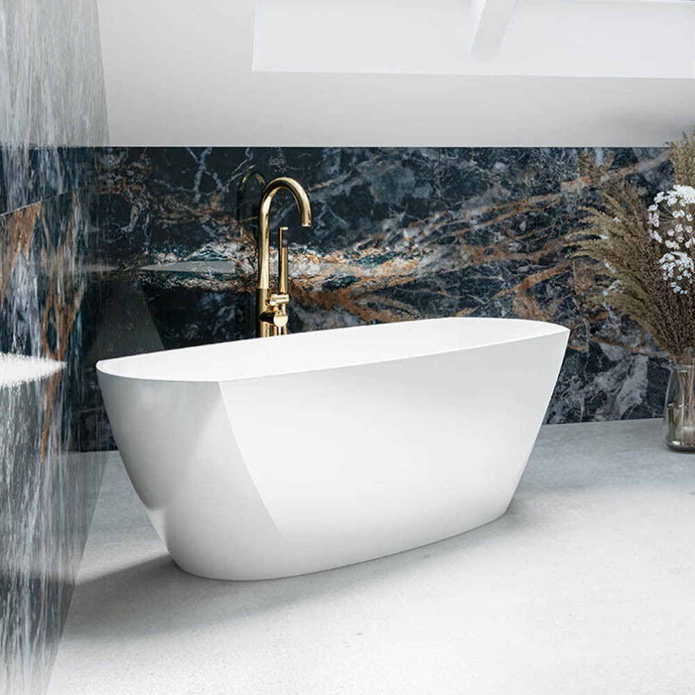 Ванна окремостояча зі штучного каменю ISAR II біла матова P_W_039_06_1600_matt Хмельницкий - изображение 3