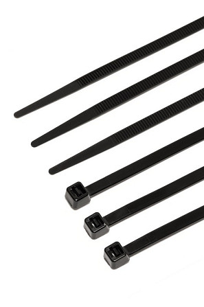 Хомут нейлоновый MASTERTOOL 3.6х150 мм 100 шт черный 20-1847 Харків - зображення 1