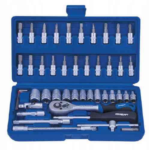 Набор инструмента в кейсе 1/4" 46 ед. СТАНДАРТ ST-1446 Харьков