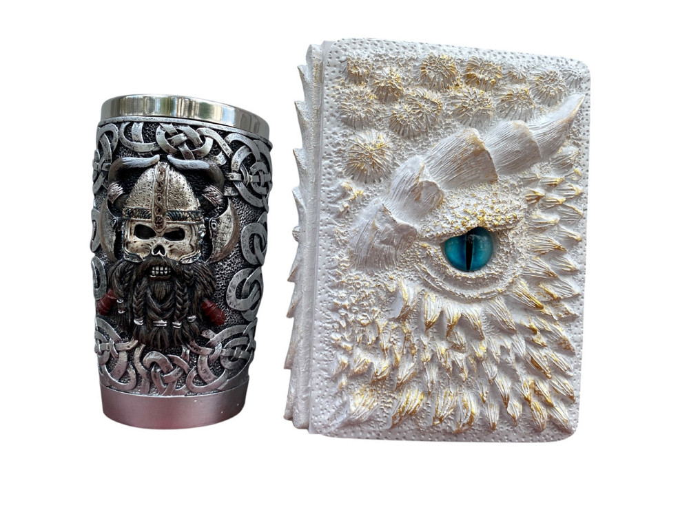 Подарочный набор Стакан 3 Викинг Рыцарь и Блокнот 3 «Око Ледяного Хранителя» Київ - зображення 1