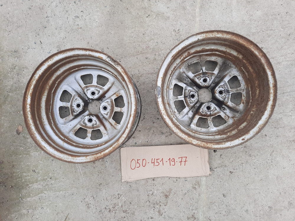 ретро стальные диски Диски R13 4x100 GM Дніпро - зображення 4