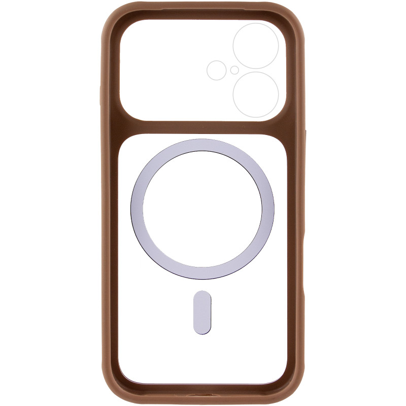 Чехол TPU+PC GETMAN Moon Clear with MagSafe для Apple iPhone 17 (6.3") Херсон - зображення 4