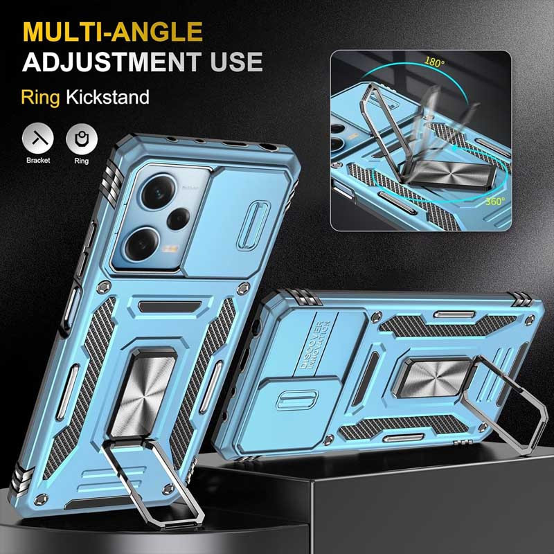 Ударопрочный чехол Camshield Army Ring для Xiaomi Redmi 12 / Poco M6 Pro 5G Херсон - изображение 3