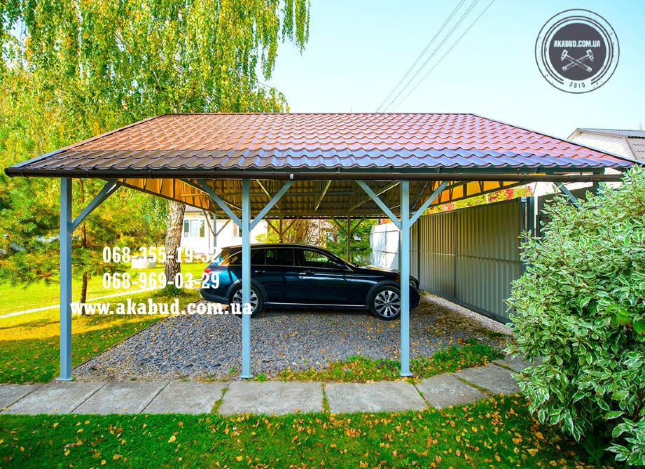 Навесы для авто и современные гаражи под ключ в Кривом Роге Кривий Ріг - зображення 3