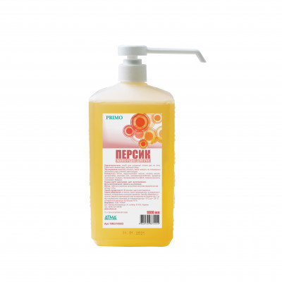 Мыло жидкое PRIMO Персик 1л с помпой Київ - зображення 1