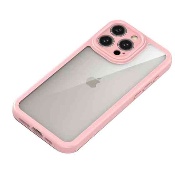 TPU чехол Transparent + Colour 1,5mm для Apple iPhone 12 Pro (6.1") Херсон
