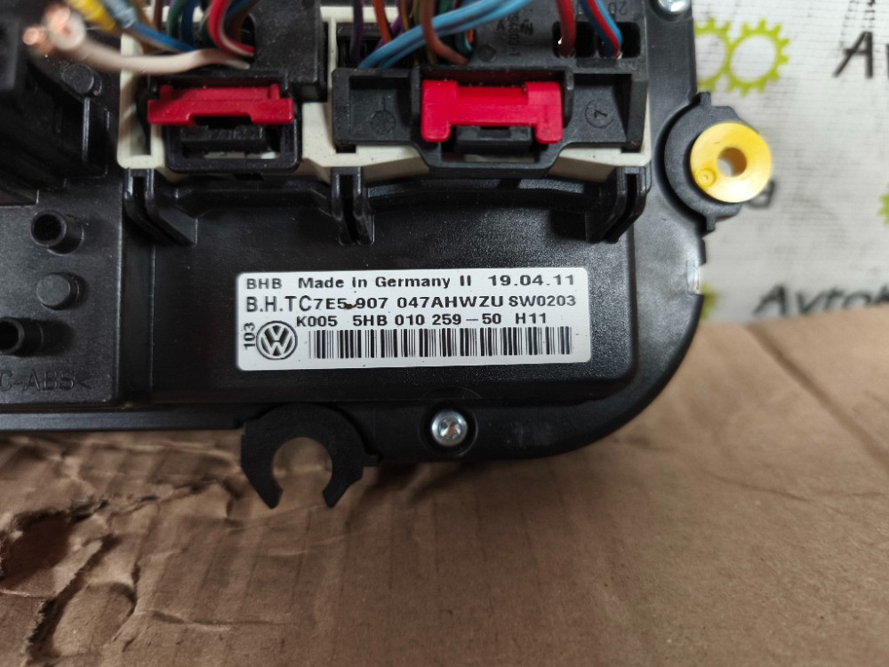 Блок управления климат контролем VW T5 2010-2015 (7E5907047AH) Ковель - зображення 3