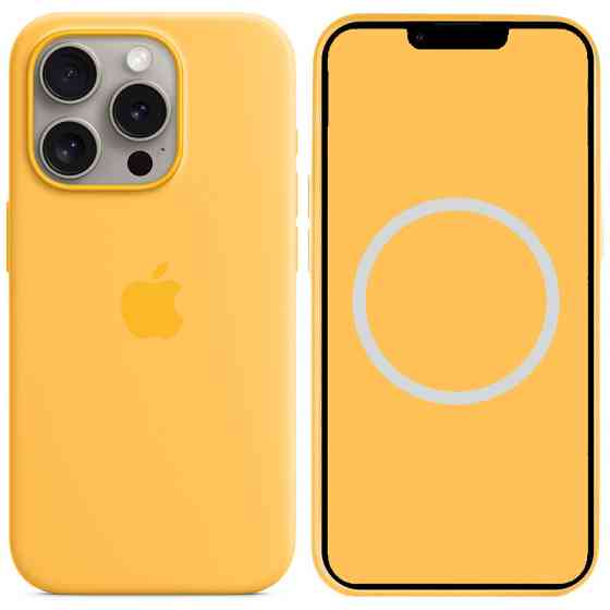 Чехол Silicone case (AAA) with Magsafe and Animation для Apple iPhone 15 Pro Max (6.7") Херсон