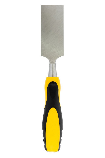 Стамеска плоская по дереву ударная MASTERTOOL CrV 38 мм с двухкомпонентной ручкой 14-1538 Харків - зображення 11