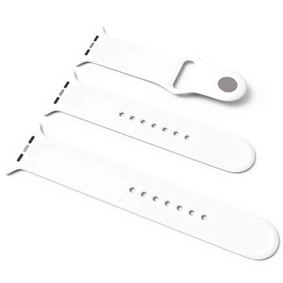 Уценка Силиконовый ремешок для Apple Watch Sport Band 42(ser.1-3)/44/45/46/49mm (S/M & M/L) 3pcs Херсон