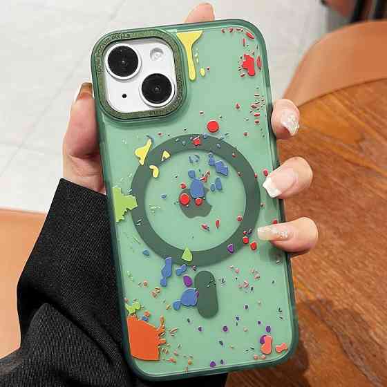 Чехол TPU+PC Flush with MagSafe для Apple iPhone 13 (6.1") Херсон