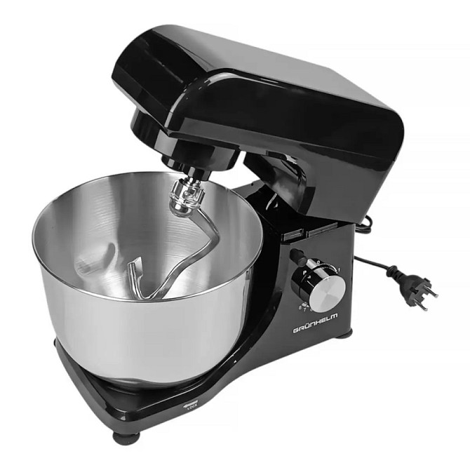 Кухонный комбайн Grunhelm GKM0019B 1500 Вт черный Київ - зображення 2