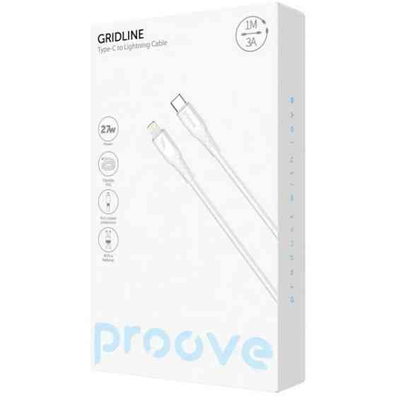 Кабель Proove Simple Silicone Type-C to Lightning 27W 1m White (CCSS27002102) Харьков