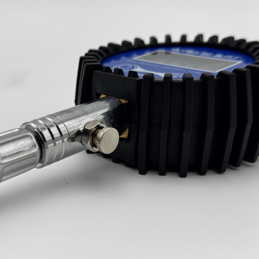 Манометр цифровой для проверки давления в шинах со шлангом 0-250 psi (17 bar)  AIRKRAFT TPGD0250-S Харків - зображення 2