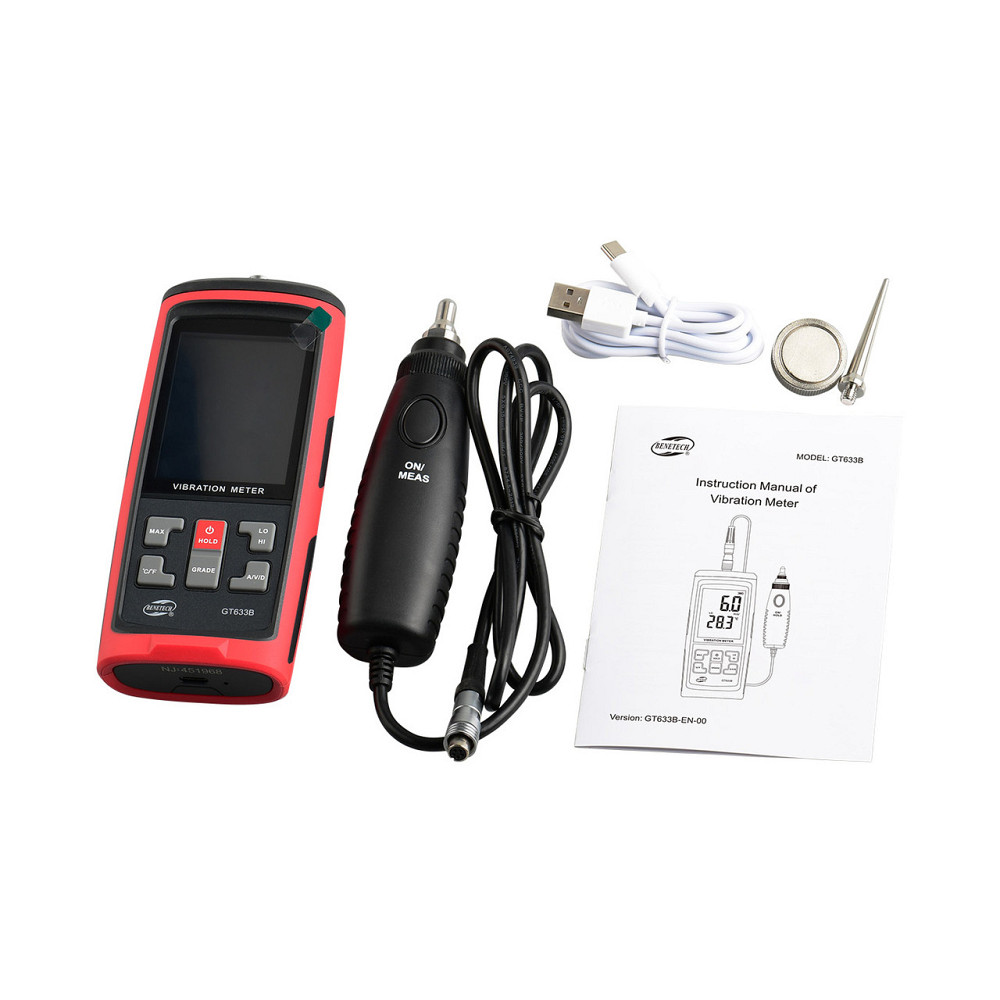Виброметр с выносным датчиком BENETECH GT633B Харків - зображення 4