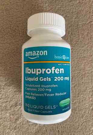 Amazon Basic Care Ibuprofen 200 мг, 160 капсул. Тернополь