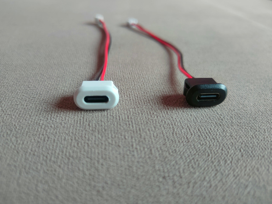 Разъём Type-C с фиксаторами (защёлками) белый, черный Киев - изображение 7