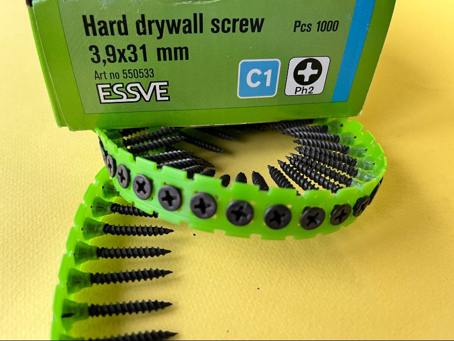Саморізи на стрічці ESSVE BAND 3,9*31 мм для твердого гіпсокартону (1000 шт.) 550533 Винница - изображение 4