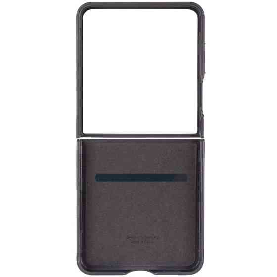 Уценка Кожаный чехол Leather Case (AAA) для Samsung Galaxy Z Flip7 Херсон