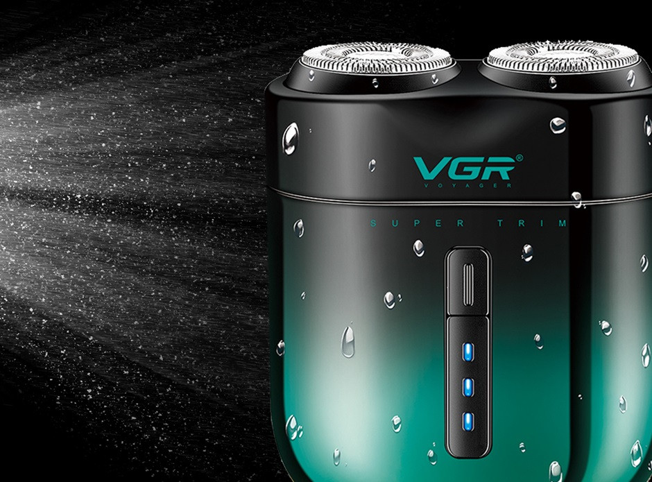 Электробритва VGR V-348 GREEN зеленая Київ - зображення 2