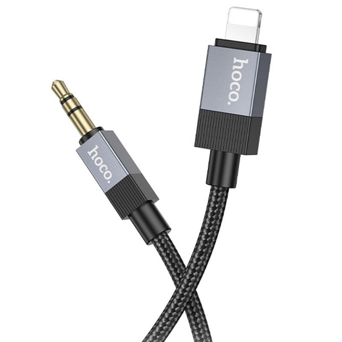 Аудио кабель Aux Hoco UPA32A Clever digital (Lightning to AUX 3.5mm) (1m) Херсон - зображення 3