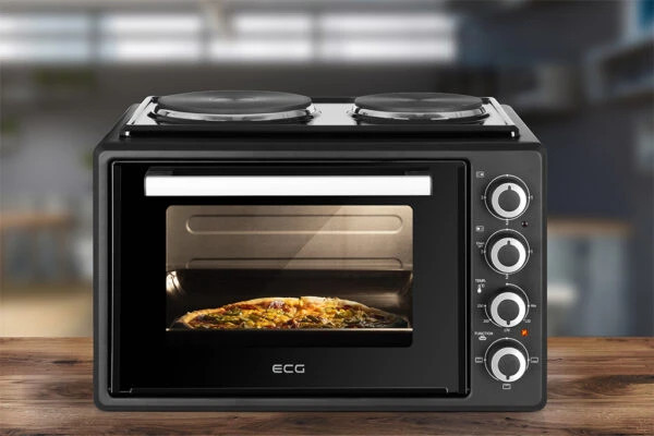 Электропечь ECG ETH 3501B 1400 Вт черная Київ - зображення 10
